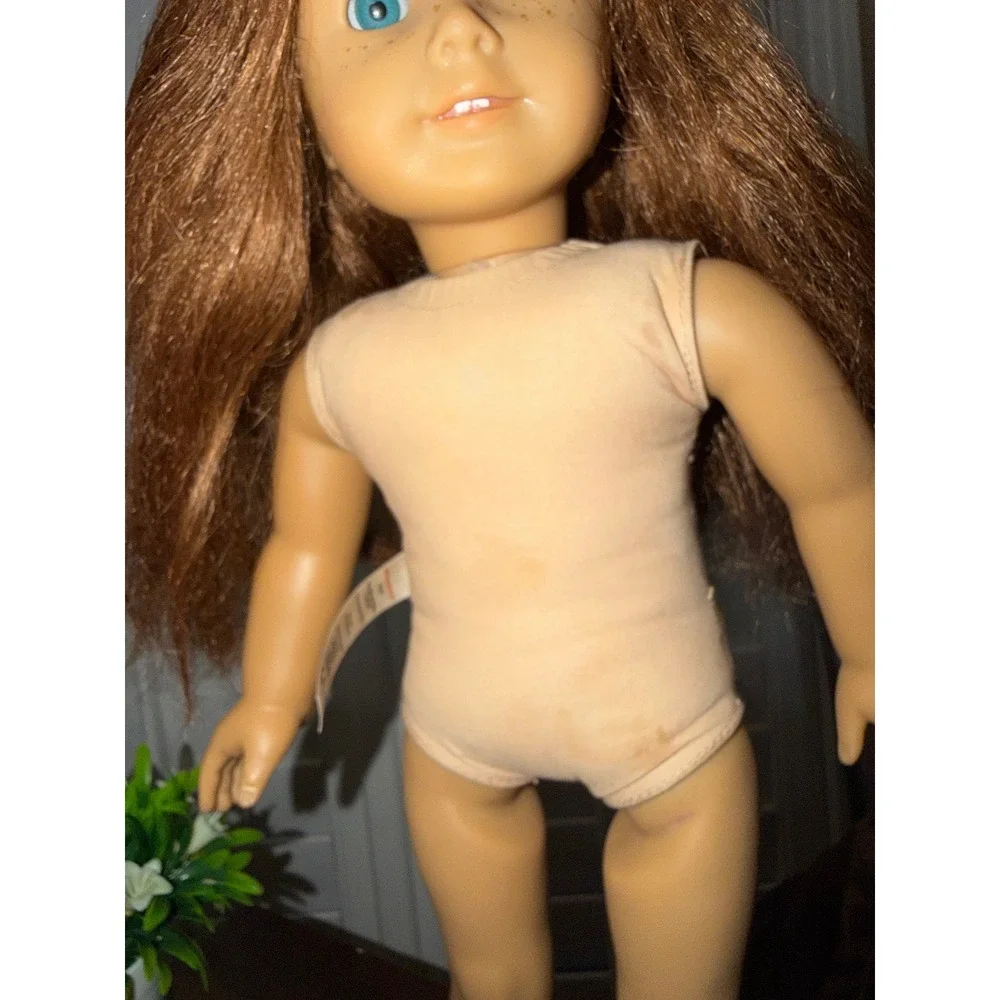 American Girl Doll Saige Auburn Hair Blue Eyes Freckles 18 Inch 2013 Body